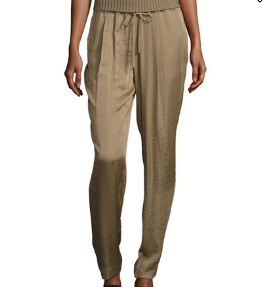 NWT Lafayette 148 Barclay Charm Pants Tan Sz. Sm